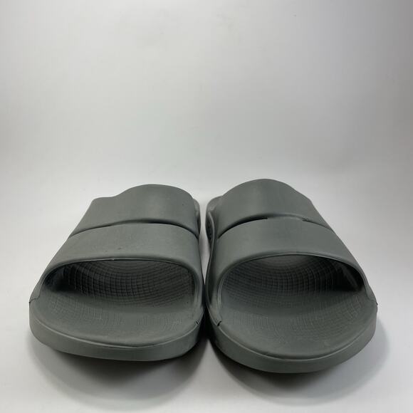 Oofos Ooahh Slide Sandals Mens Size 13 Green Comfort Recovery Relax Shoes main image 6